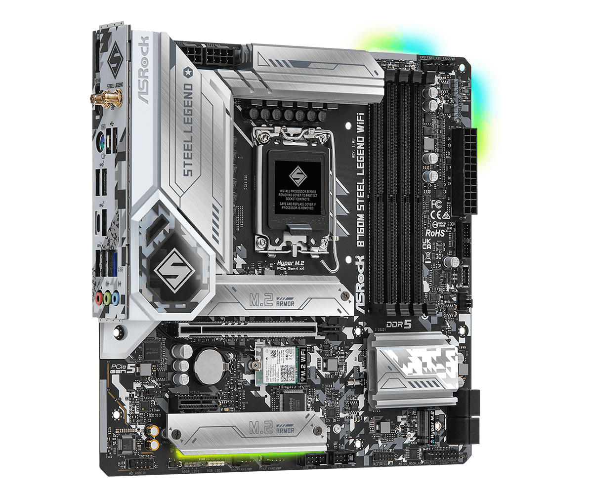 เมนบอร์ด ASROCK B760M STEEL LE - Lga 1700 Ddr5 Itx Motherboard บทวิจารณ์และราคา