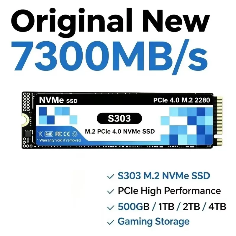 SSD ภายใน M.2 NVMe รุ่น S303 ค - M.2 Nvme 4Tb Pcie 4.0 Ssd บทวิจารณ์และราคา