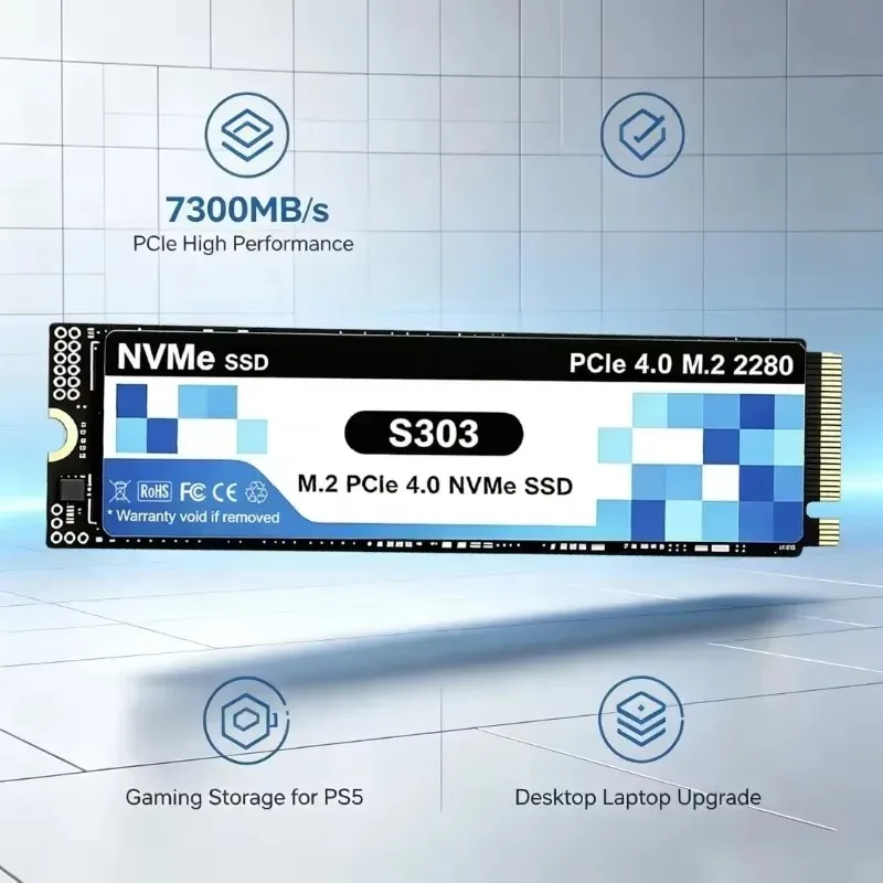SSD ภายใน M.2 NVMe รุ่น S303 ค - M.2 Nvme 4Tb Pcie 4.0 Ssd บทวิจารณ์และราคา