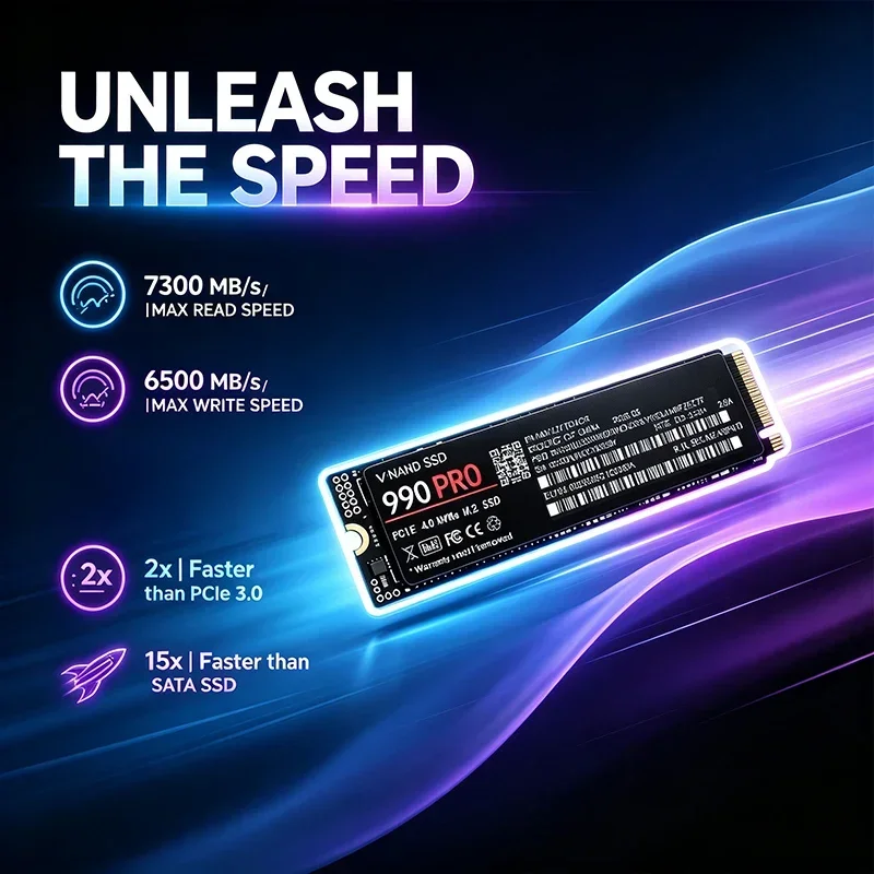 Gaming Drive 990 PRO M.2 NVMe  - M.2 Nvme 4Tb Pcie 4.0 Ssd บทวิจารณ์และราคา