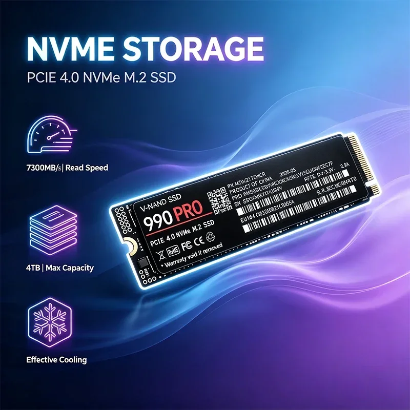 Gaming Drive 990 PRO M.2 NVMe  - M.2 Nvme 4Tb Pcie 4.0 Ssd บทวิจารณ์และราคา