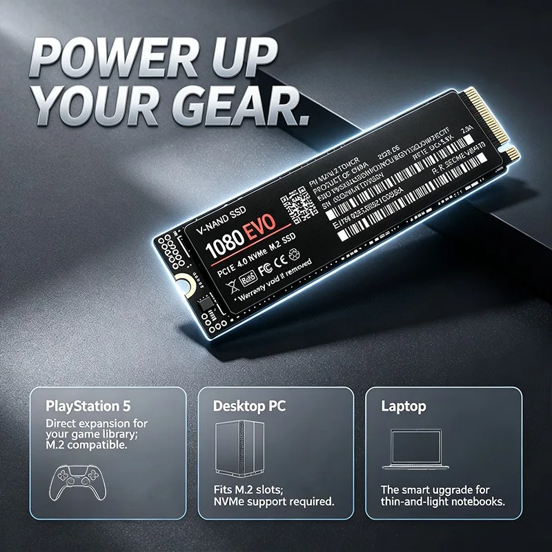 2026 รุ่นใหม่ 1080 EVO M.2 NVM - M.2 Nvme 4Tb Pcie 4.0 Ssd บทวิจารณ์และราคา